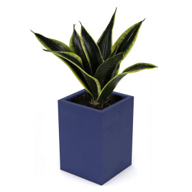 Kwadratowa plastikowa donica ozdobna Quadri 60